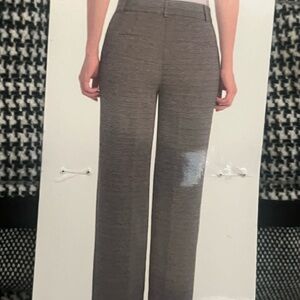 Hilary Radley Black and White Houndstooth Pants